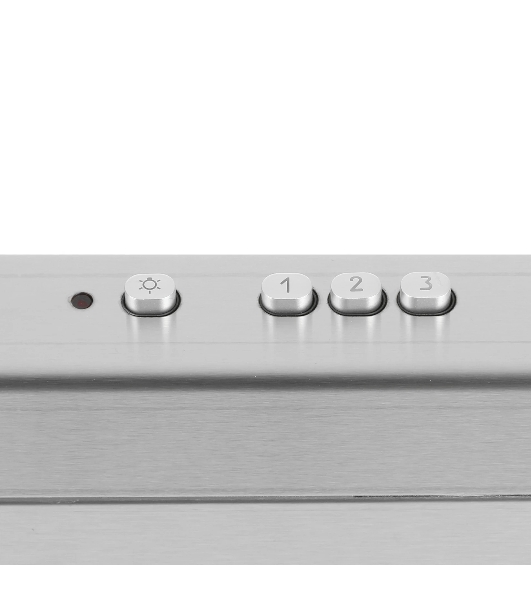 Вытяжка каминная Elikor Квадра 90Н-650-К3Д серебристый, 90 см, 650 куб. м/ч, 56 дБ