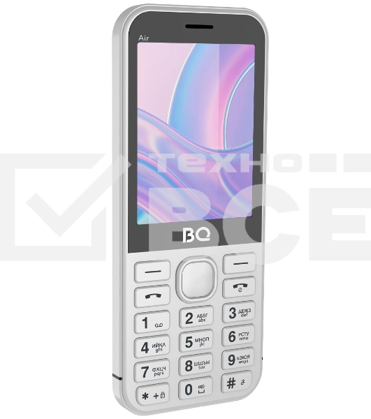 Мобильный телефон BQ 2843 Air серебристый