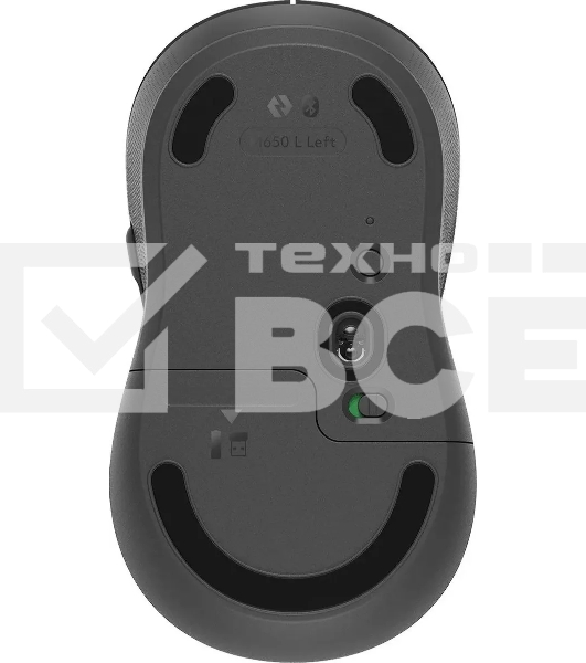 Мышь беспроводная Logitech Signature M650 L LEFT графитовый, 4000 dpi, радиоканал, Bluetooth, USB, кнопки - 5
