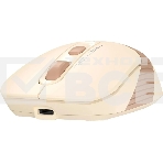 Мышь беспроводная A4Tech Fstyler FG10CS Air бежевый/коричневый оптическая (2000dpi) silent беспроводная USB для ноутбука (4but), фото6