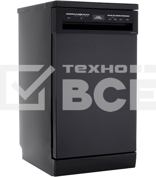 Посудомоечная машина DeLonghi DDWS09S Erea, черный, 45 см