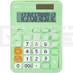 Калькулятор настольный Deli EM210FGREEN зеленый 12-разр., фото 1