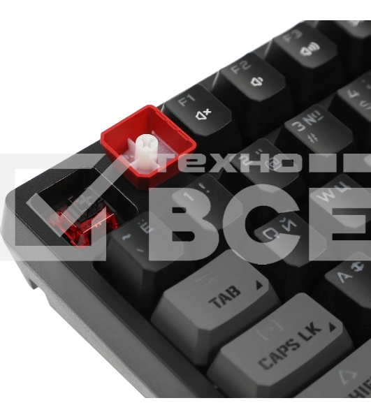 Клавиатура A4Tech Bloody S98 (S98 RED) проводная USB черный/красный