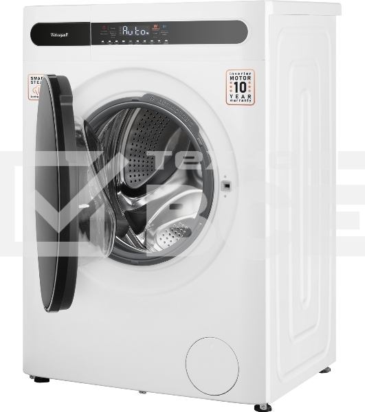 Стирально-сушильная машина Weissgauff WMD 45148 Inverter Steam Белый, загрузка фронтальная 8 кг, 1400 об/мин., класс: А+++