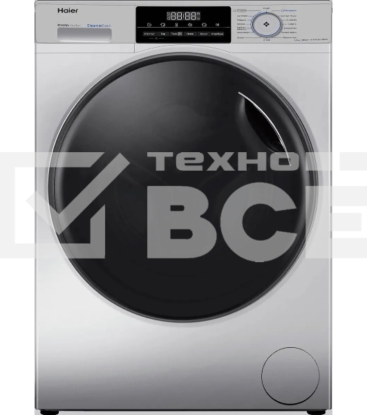 Стиральная машина Haier HWD70-BP14929S серебристый, загрузка фронтальная 7 кг, 4 кг - сушка, 1400 об/мин, класс: B