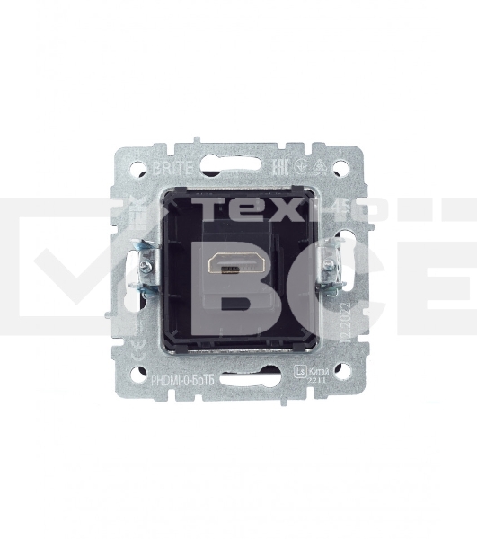 Розетка HDMI IEK BRITE РHDMI-0-БрТБ темная бронза