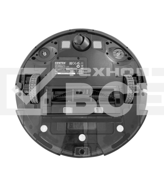 Робот-пылесос Centek CT-2721 чёрный, 2600 мAч Li-Ion, уборка сухая/влажная, пылесборник контейнер 0.68 л