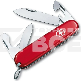 Нож перочинный Victorinox Recruit (0.2503) 84мм 10 функций красный карт.коробка