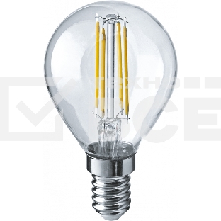 Лампа светодиодная ОНЛАЙТ 80886 OLL-F-G45-08-230-2.7K-E14