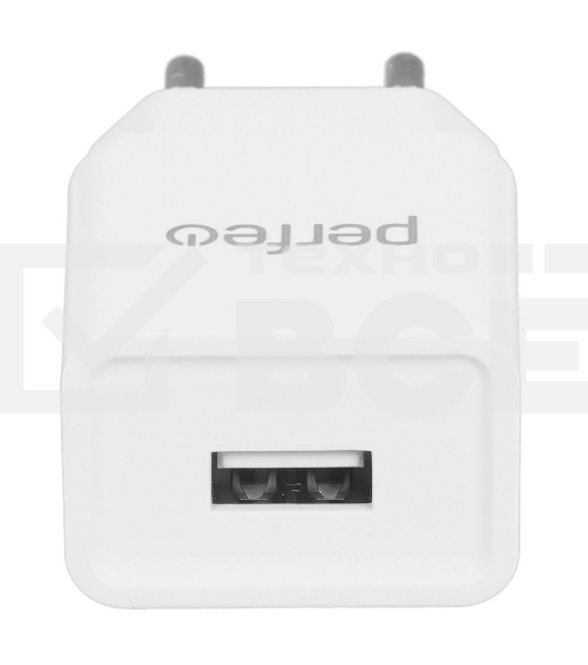Сетевое зарядное устройство PERFEO с разъемом USB, 2А, белый (I4657)