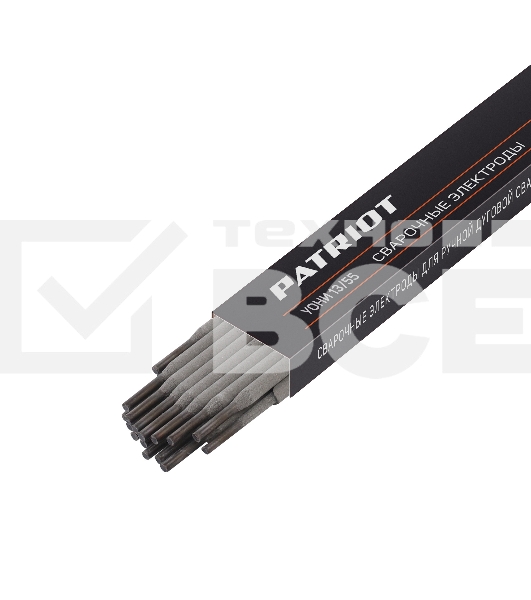 Электроды сварочные PATRIOT, марка УОНИ-13/55, диам. 3,0мм, длина 350мм, уп. 1кг