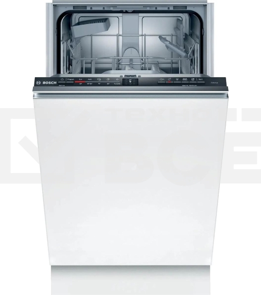 Встраиваемая посудомоечная машина Bosch SPV2IKX10E, черный, 44.8 см, 9 компл., 48 дБ, класс A+