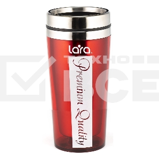 Термокружка Lara LR04-32 500 мл, высота 18 см, диаметр 8 см, стальная внутренняя поверхность