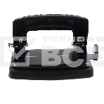 Дырокол Kw-Trio Classic Mini 09065BLACK, до 10 листов, металл черный, отверстий: 2, с линейкой, фото2