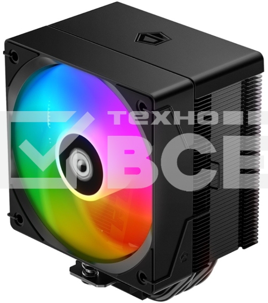 Кулер Cooler ID-Cooling SE-904-XT ARGb BLACK LGA1851/1700/1200/115X/AM5/AM4 (TDP 180W, PWM, 4 тепл.трубки прямого контакта, FAN 100мм, Addressable RGb LED) RET