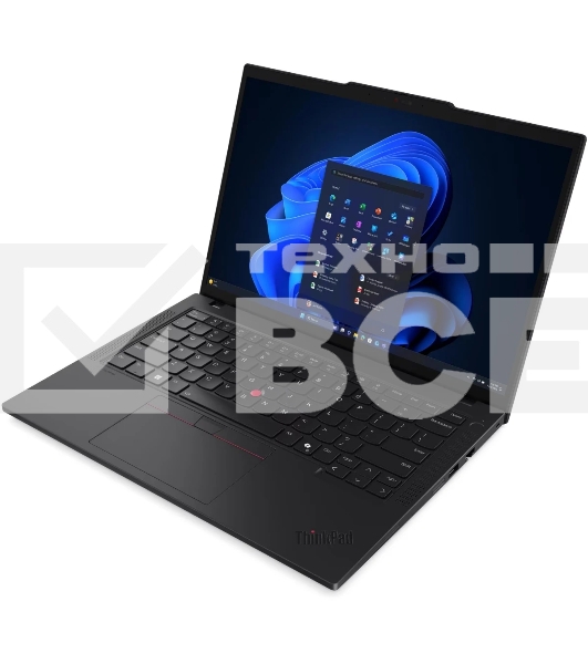 Ноутбук Lenovo ThinkPad T14 G6 Core Ultra 7 255U 16Gb SSD 512Gb Intel Graphics 14' IPS WUXGA (1920x1200) Windows 11 Pro 64 black WiFi BT Cam (21QDS2D900)
