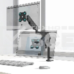 Кронштейн (держатель) ONKRON G140 для двух мониторов 13'-32' дюймов настольный, черный, фото11