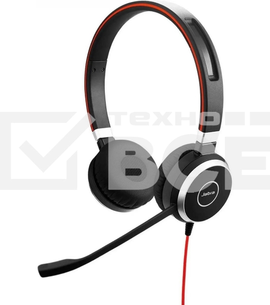 Гарнитура Jabra Evolve 40 MS чёрный, проводная