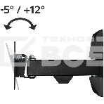 Кронштейн для телевизора Hama H-118113 черный, 10'-26' макс. 20 кг, настенный, поворот и наклон, фото2