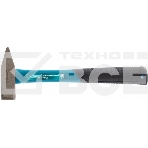 Молоток слесарный Gross 10278 800 г, квадратный боек, фибергласовая обрезиненная рукоятка, фото 1