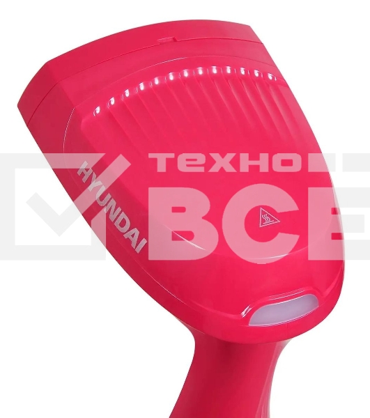 Отпариватель Hyundai H-HS02123 белый/вишневый, 1650 Вт, 28 г/мин, 300 мл