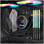 Система жидкостного охлаждения Coolleo ICE Fairy DIG 240 LITE BK (DIG-240-LITE-BK), фото2