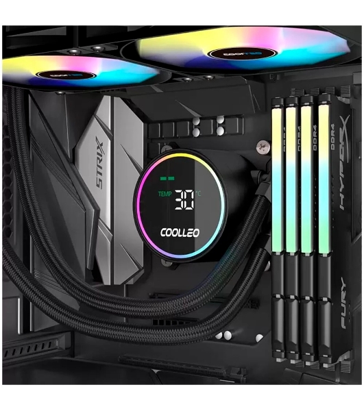 Система жидкостного охлаждения Coolleo ICE Fairy DIG 240 LITE BK (DIG-240-LITE-BK)