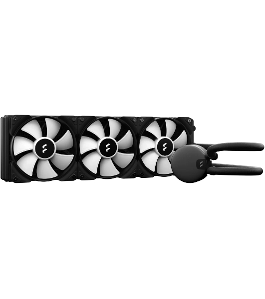 Система жидкостного охлаждения для ПК/Water Cooling System Fractal Design Lumen S36 V2 RGB (200W, 360mm, Black, ARGB/Fans: 3x120mm, 56CFM, 33.2dBA, 2000RPM/Pump height 67mm, 22dBA, 4000RPM, Rad thickness 27mm/S: 1851, 1700, 1200, 115X, 2011, 2066, AM5, AM4)