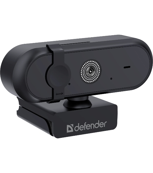 Веб-камера Defender G-lens 2788 UHD 3840x2160, 30 кадр/с, USB, шторка приватности, крепление на мониторе