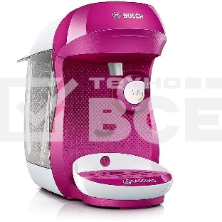 Кофеварка капсульная Bosch TAS1001 фиолетовый, исп. кофе - капсулы, 0.7 л, 1400 Вт.