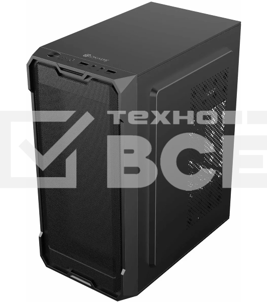 Корпус Оклик OCC-MN301 черный без БП mATX 1x80mm 2x120mm 1xUSB2.0 1xUSB3.0 audio