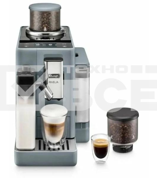 Кофемашина автоматическая DeLonghi EXAM440.55.G серый, исп. кофе - молотый/зерна, 1.4 л, 1450 Вт, 19 Бар.