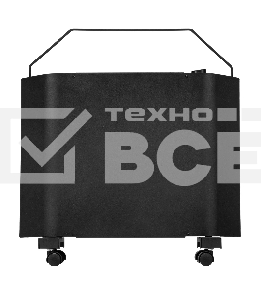 Конвектор Denzel XCE-1000B черный, 1000 Вт, 15 м2, термостат