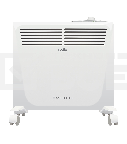 Конвектор Ballu Enzo BEC/EZMR-1000 белый, 1000 Вт, 15 м2, термостат