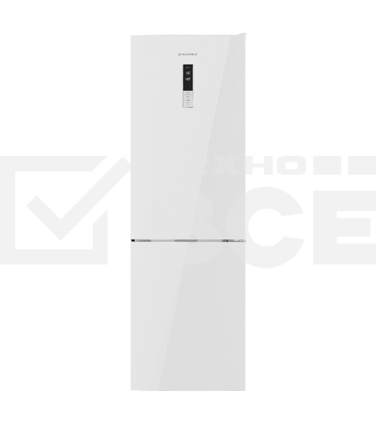 Холодильник Maunfeld MFF185NFW10 белый двухкамерный инвертор 240/100л морозилка снизу, No Frost