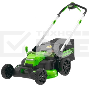 Газонокосилка аккумуляторная GreenWorks GD60LM61, 60V, 61 см, самоходная, бесщеточная, без АКБ и ЗУ (2519107)
