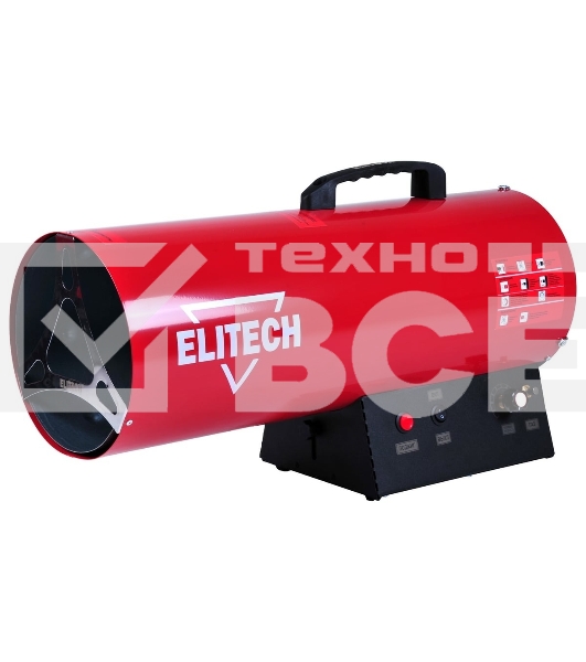 Тепловая пушка газовая Elitech ТП 30ГБ 30000Вт красный/черный