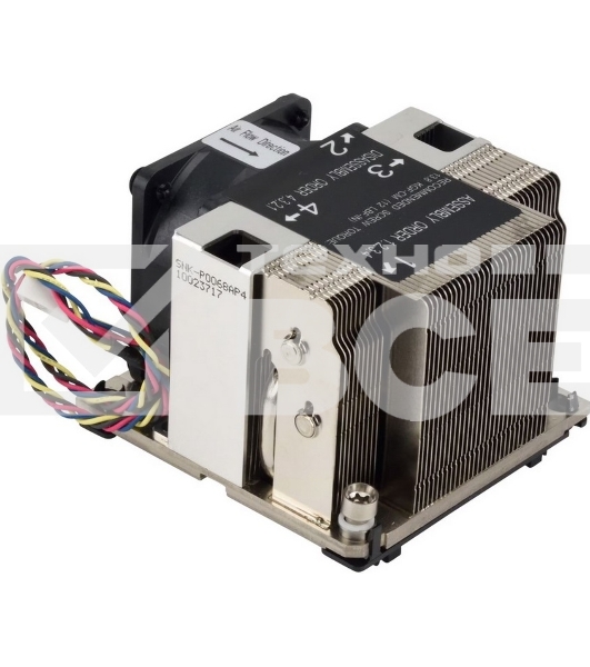 Кулер для процессора Alseye SNK-P0068AP4(with BK) серебристый, 60 мм, алюминий/медь, 8400 об/мин, 52 дБ, 4 pin, 140 Вт, 64.5 мм