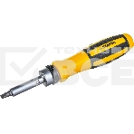 Ручной инструмент Набор STAYER Отвертка 'MASTER' реверсивная с эргономичной ручкой, с насадками, в пластмассовом боксе, 65 пред.,(25310-H65), фото4