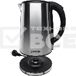 Чайник электрический Gorenje K15DWS 1.5л. 2200Вт нержавеющая сталь (корпус: нержавеющая сталь), фото7