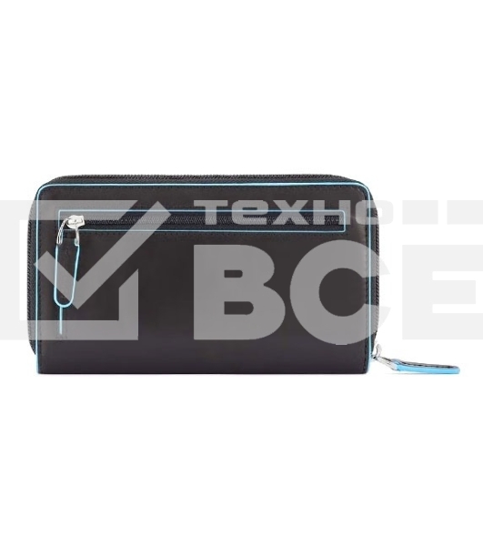 Кошелек женский Piquadro Blue Square PD1354B2R/N черный натур.кожа