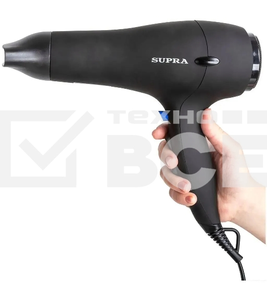 Фен SUPRA PHS-2204L 2200Вт черный