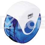 Точилка для карандашей ручная Deli E0554 1 отверстие пластик ассорти европодвес, фото 1