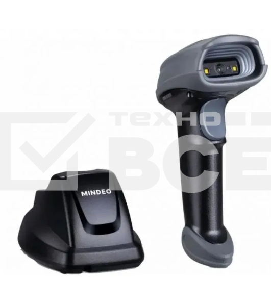 Сканер штрих-кода ручной Mindeo CS2291-HD RF 1D/2D, беспроводной, 450 скан/сек, USB, Bluetooth, темно-серый