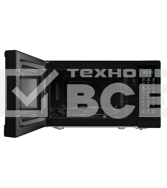 Микроволновая печь MAUNFELD MFSMO720EB07 чёрный, 20 л, 700 Вт, переключатели - сенсор