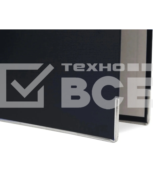 Папка-регистратор Silwerhof 2013467 A4 50мм, ПВХ/бумага черный, металлическая окантовка, сборная (упаковка: 2шт)