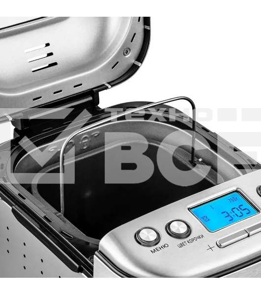 Хлебопечка Kitfort КТ-306 450Вт нержавеющая сталь