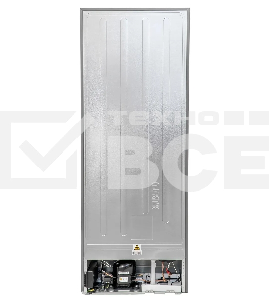 Холодильник Hyundai CC4553F нержавеющая сталь двухкамерный 316/100л морозилка снизу, No Frost