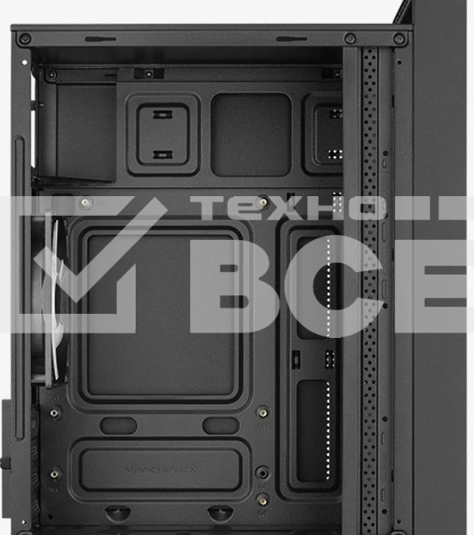 Компьютерный корпус MiniTower Aerocool / Formula CS-109-G-BK-v1 (mATX, USB3x1, USB2x2, 120мм RGb fan, без БП) (4711099472376)