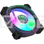 Вентилятор для корпуса Formula Nulight 12BK RGb 120х120x25 черный 3-pin 4-pin (Molex) 19.06дБ (NULIGHT 12BK FR) Ret, фото 1